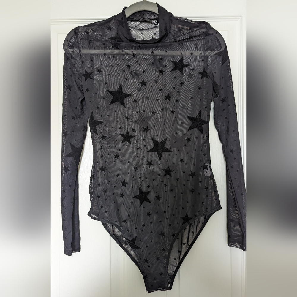Mesh Star Bodysuit NWT